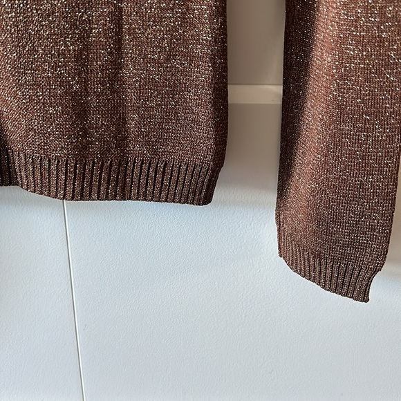 Lurex 3/4 Zip Ombré Top - Picture 7 of 9